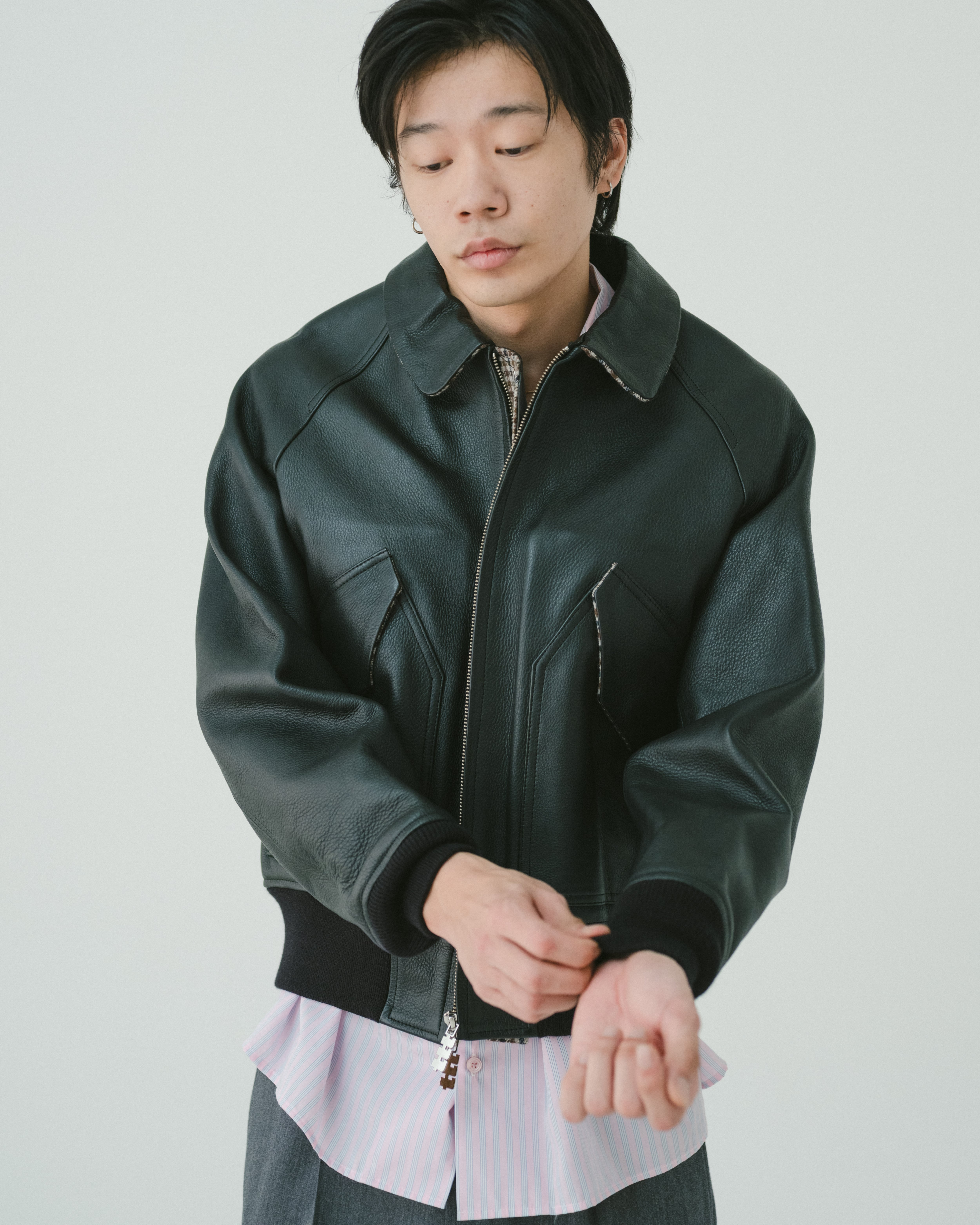 Leather jacket（BLACK） | TTTMSW