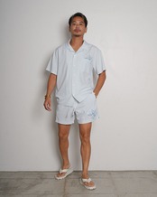 【SUNS】Suns EMBROIDERY SEERSUCKER BOARD SHORTS［RSW105］