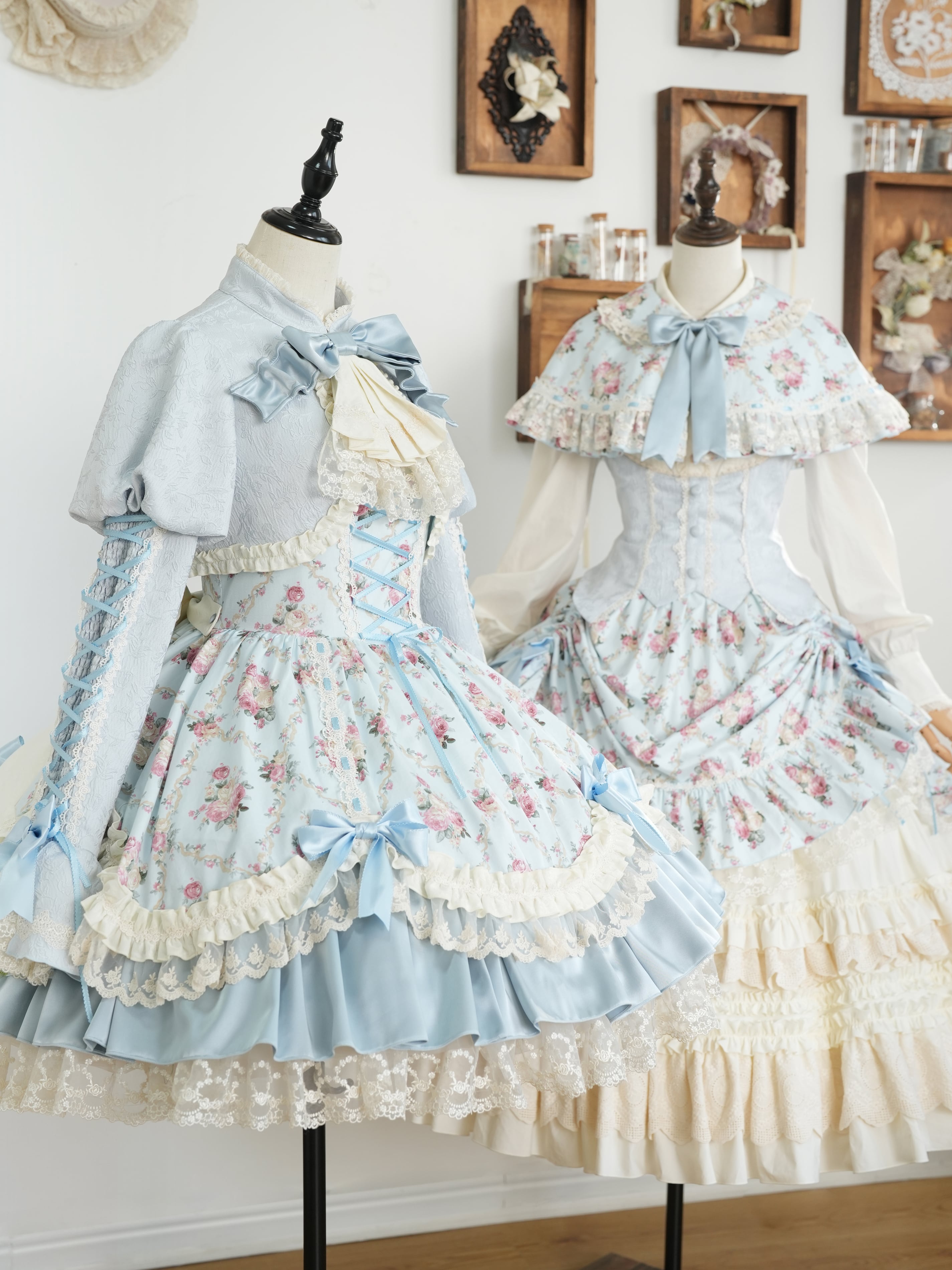 Fashion Show】フローレンス・ブーケ ドッキング風ワンピース