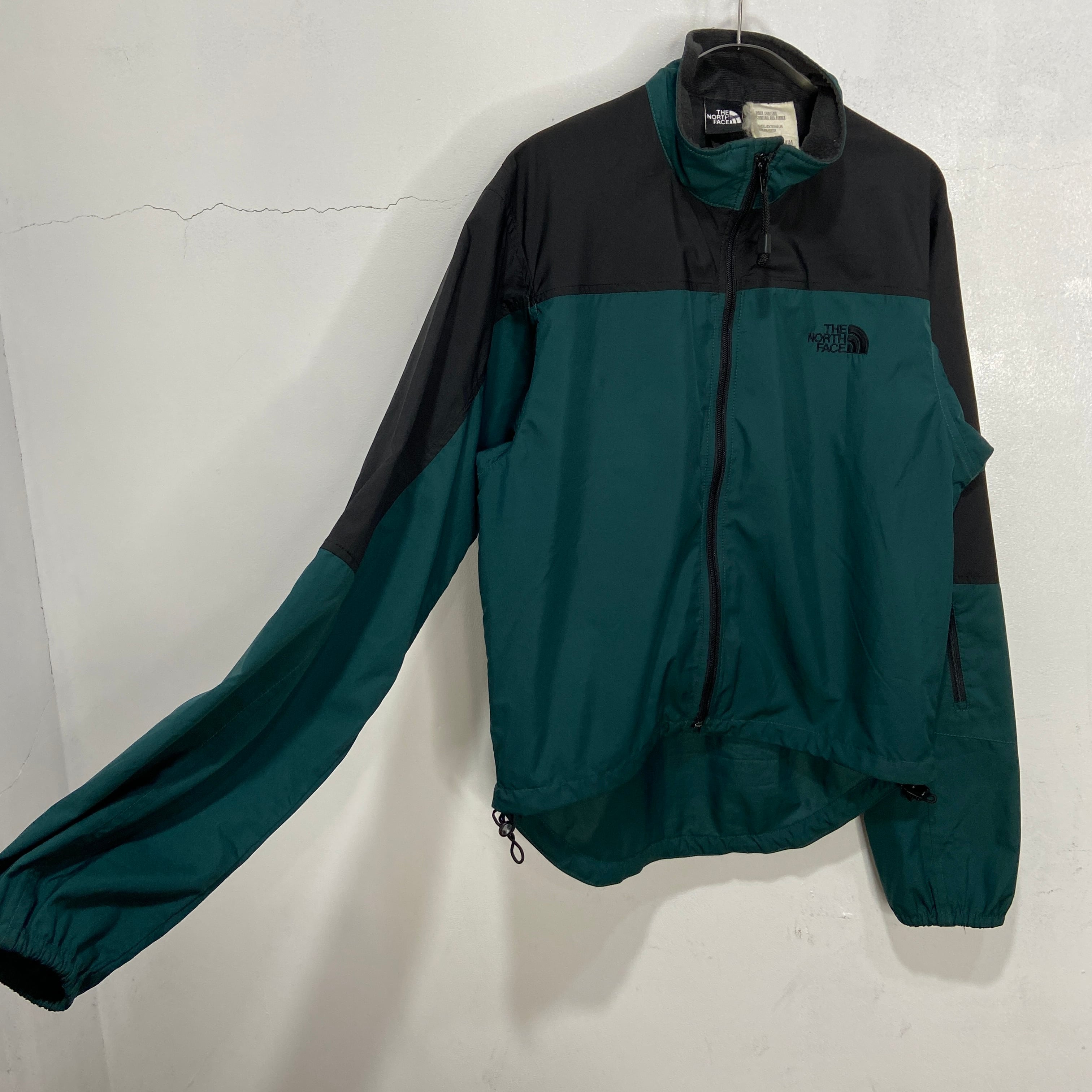 90s THE NORTH FACE サイクルジャケット グリーン ブラック M | 古着屋 Uan