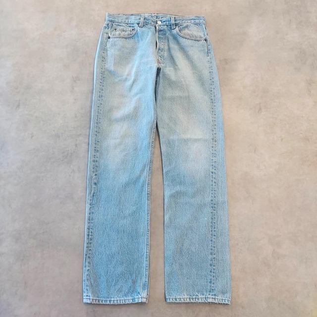 リーバイス501 W34 エルパソ 青 90s USA製 古着 17445