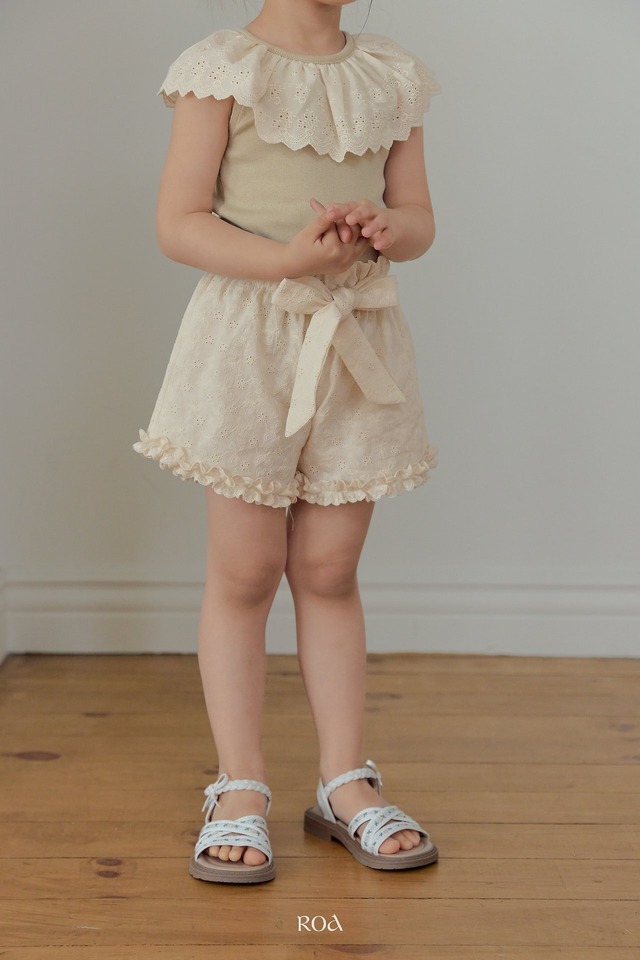 【5/11〆予約】<Roa>  Rosy ribbon pants