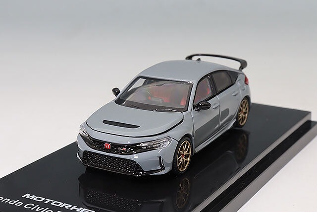 MOTORHELIX（モーターヘリックス） 　1/64 Honda Civic TYPE R (FL5) custom wheels Sonic Grey Pearl　M65343