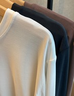 【再販5％OFF・3日間】Silky Simple Tops_6colors