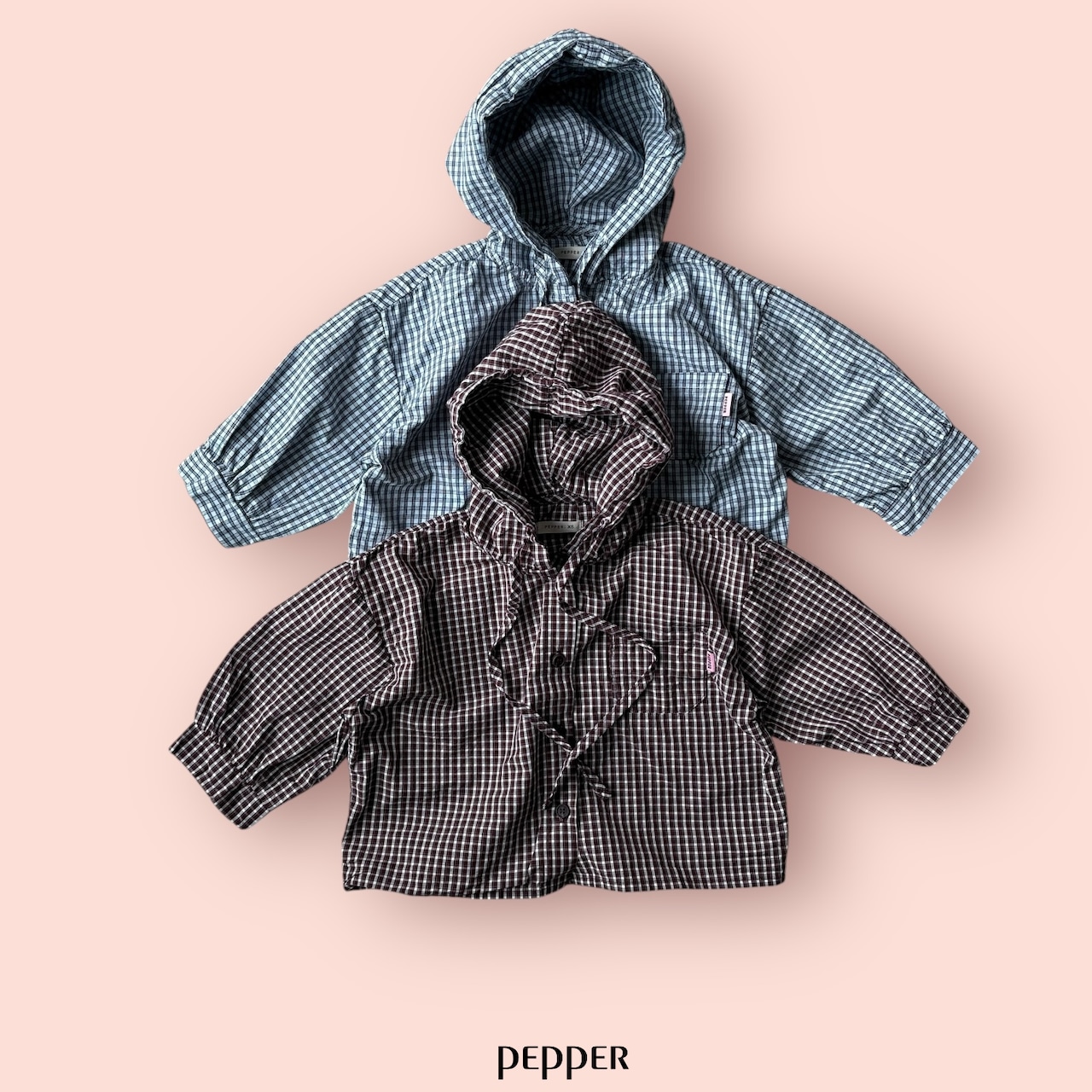 PEPPER 26/SP Playful hooded windbreaker