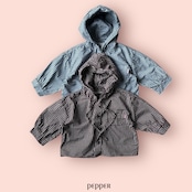 PEPPER 26/SP Playful hooded windbreaker