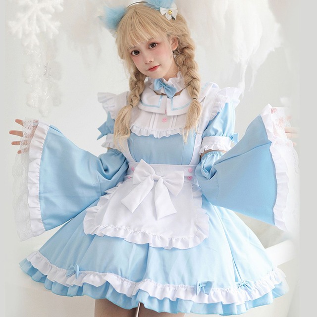 フリル付け袖アリスメイド