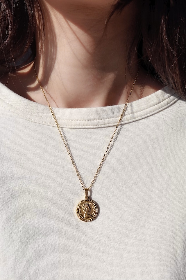 vintage coin necklace