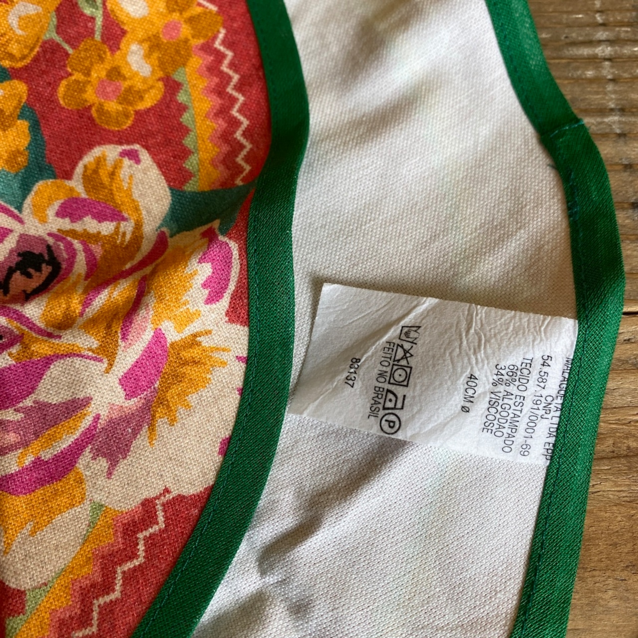 【MALAGUETA マラゲッタ】円形ランチョンマット 2枚セット