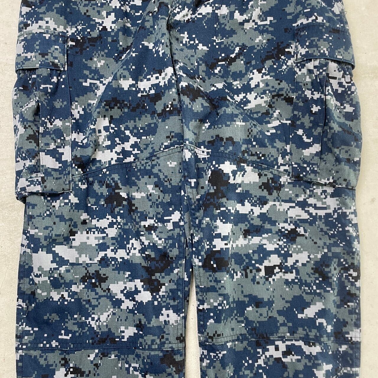 14年納品 米軍実品 US NAVY デジタルカモ 迷彩 ミリタリーカーゴパンツ