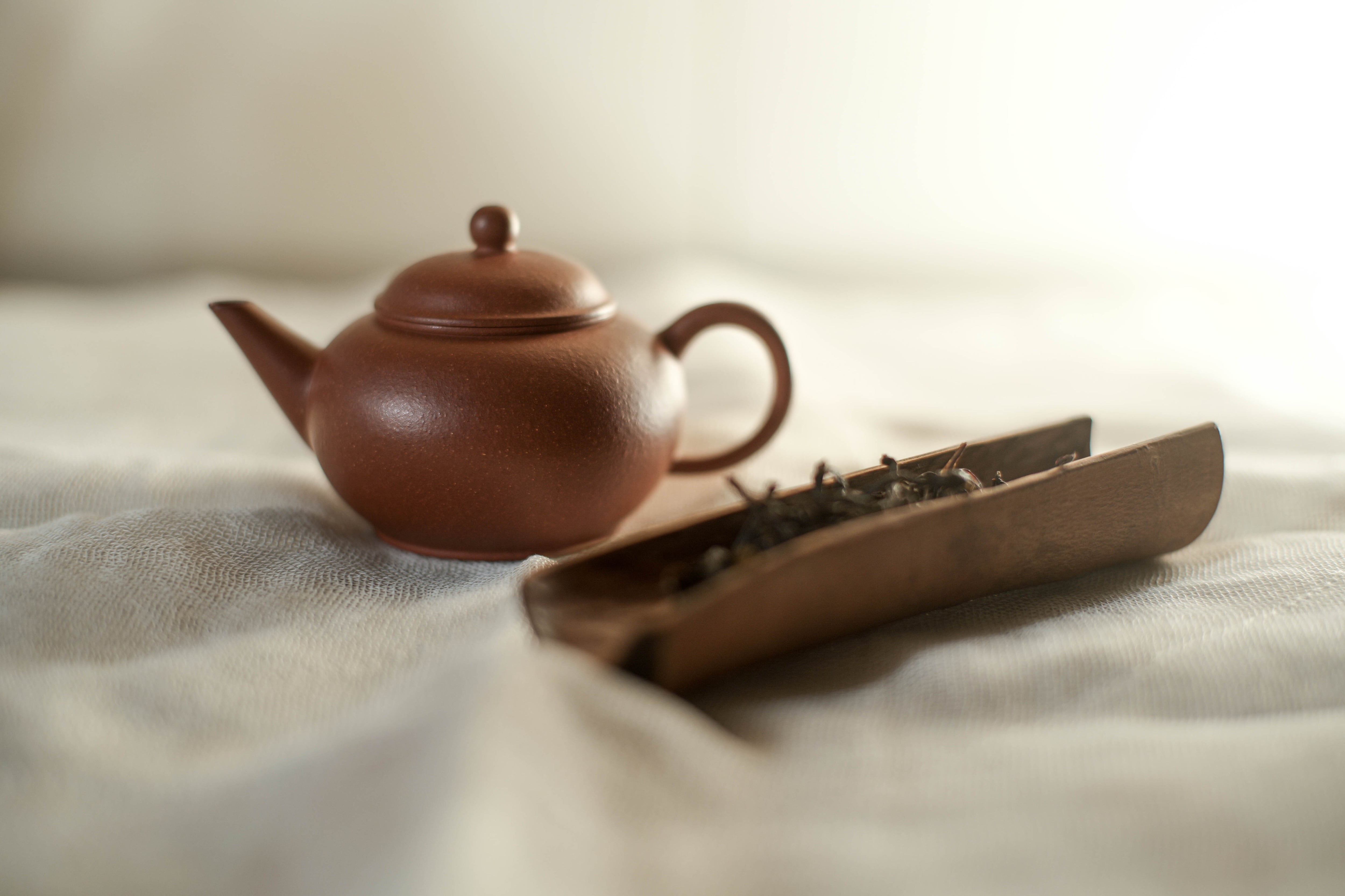 宜興紫砂壺 「超薄胎水平壺」・降坡泥 | 北白川糕糰店