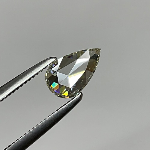 ダイヤモンド 0.312ct M SI2 ペアシェイプ ローズカット