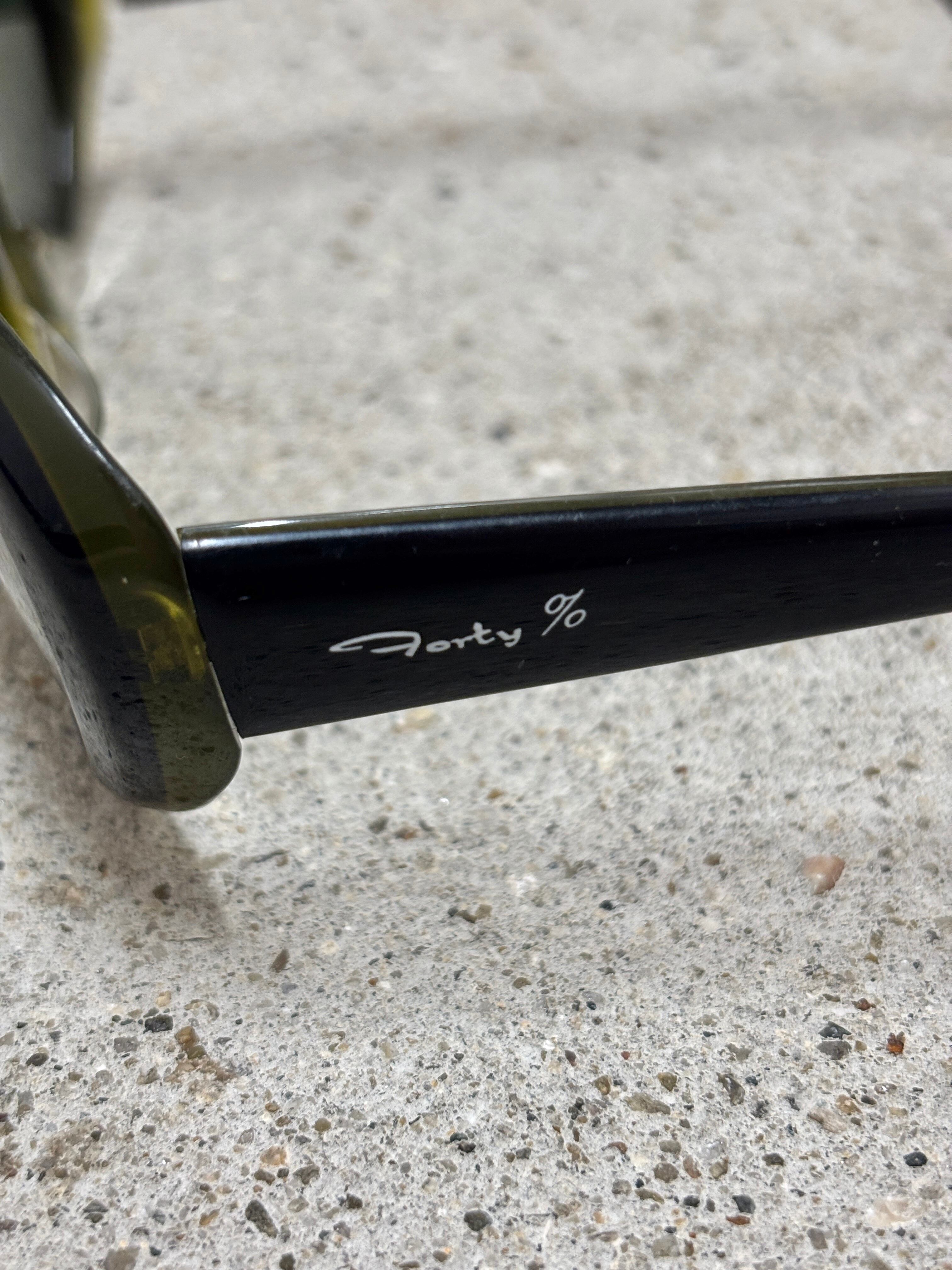 00s FORTY PERCENT AGAINST RIGHTS/Sunglasses/サングラス/ブラック