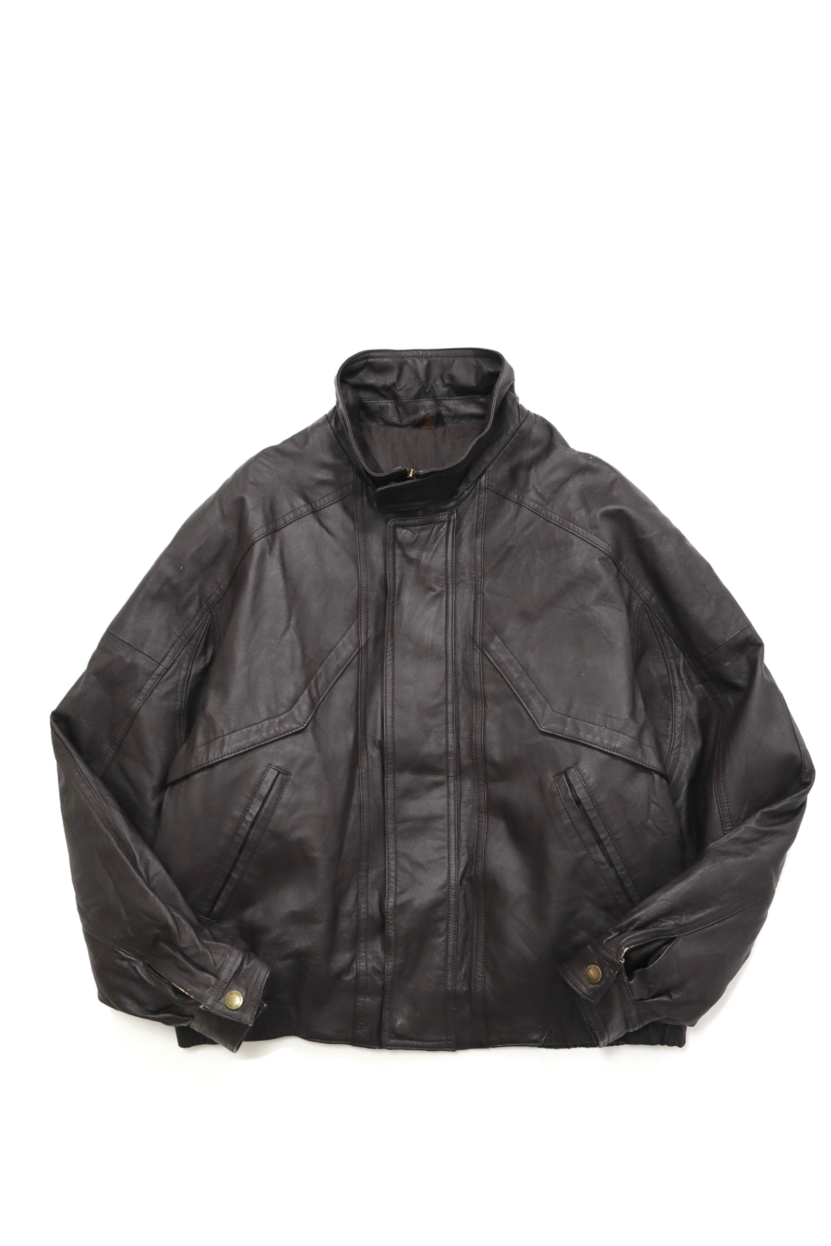 USED 90s joshuaross leather jacket