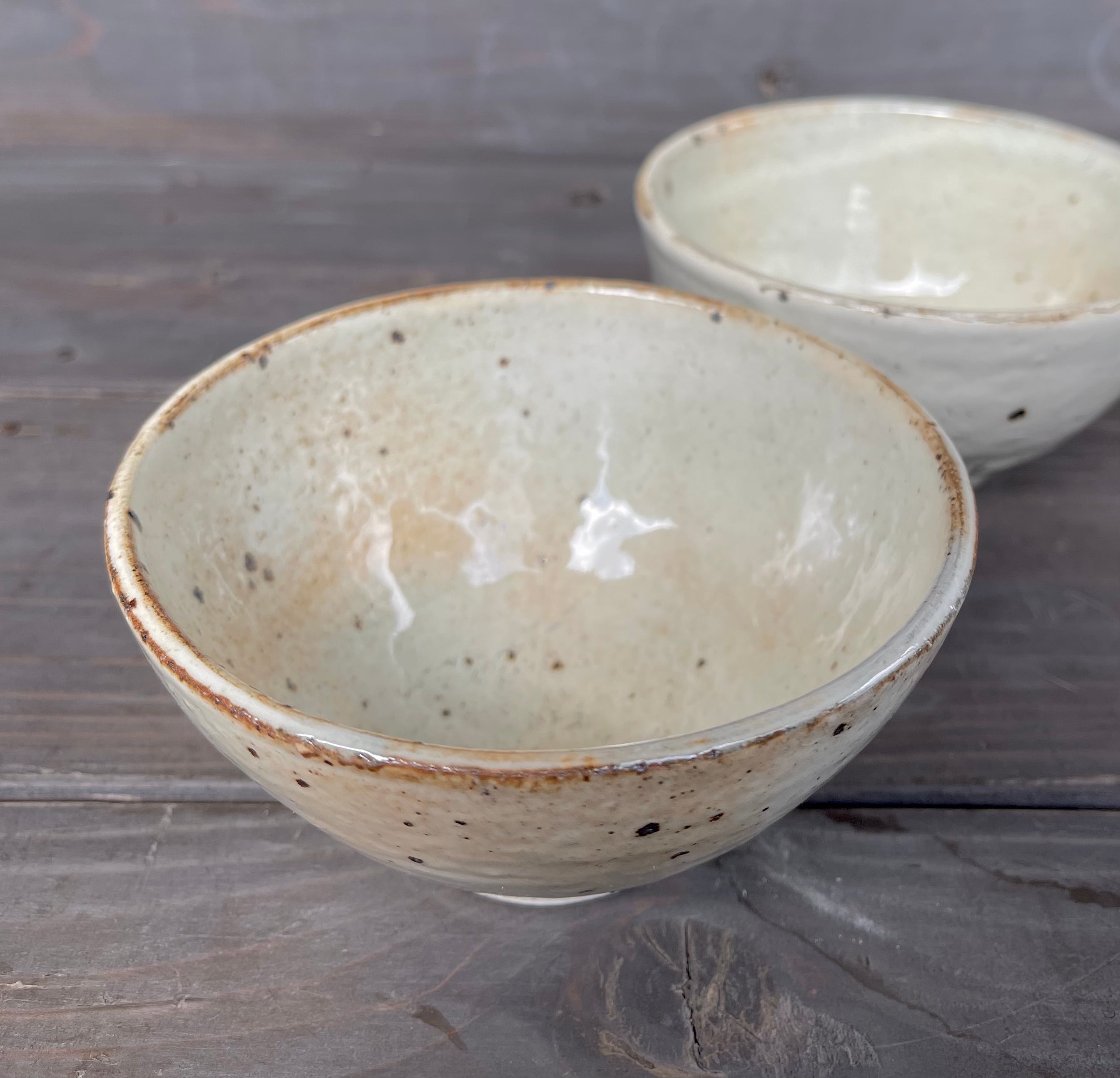 粉引飯碗・中 | 風ン谷淳窯 オンラインショップ