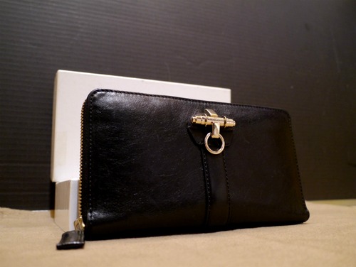 2014美品★GIVENCHY ジバンシィ OBSEDIA 男女可 レザー 長財布★