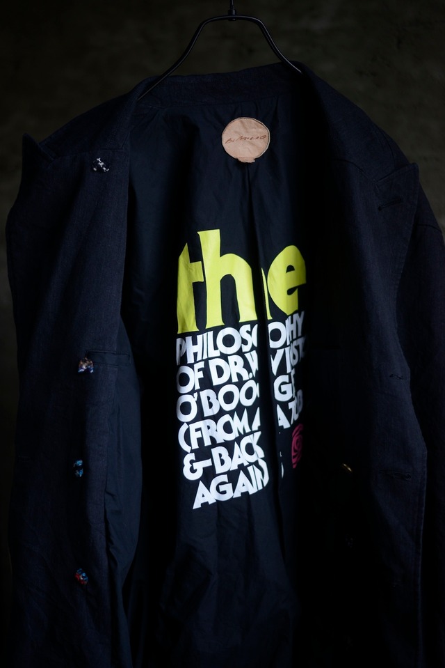 blackbird / double breasted director’s jacket (black)
