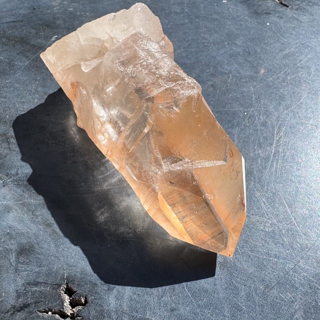 Tangerose lemurian seed crystal
