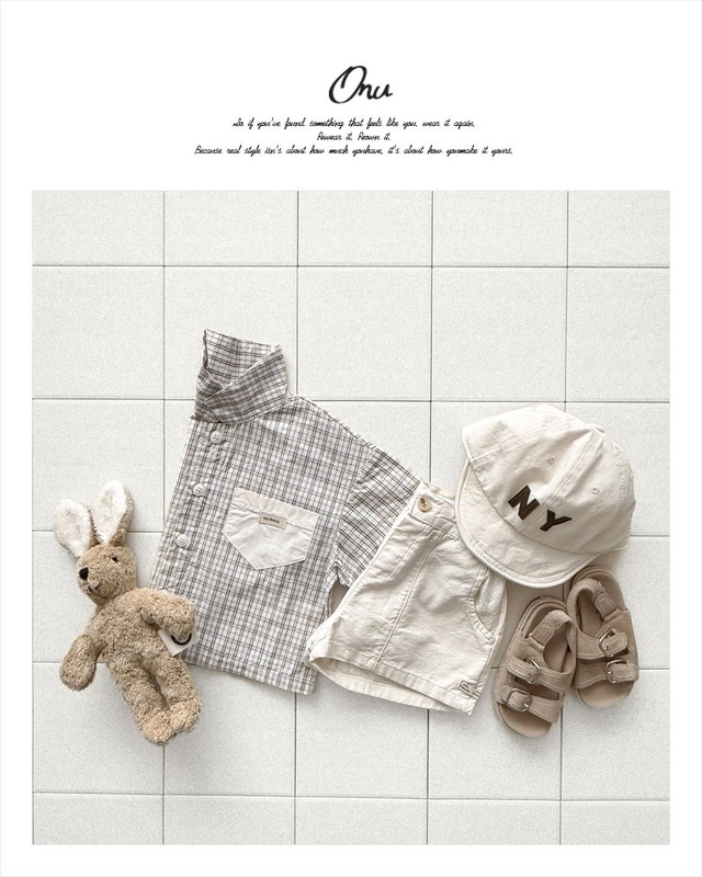 《即納》送料無料 【ONU】summer checkshirt