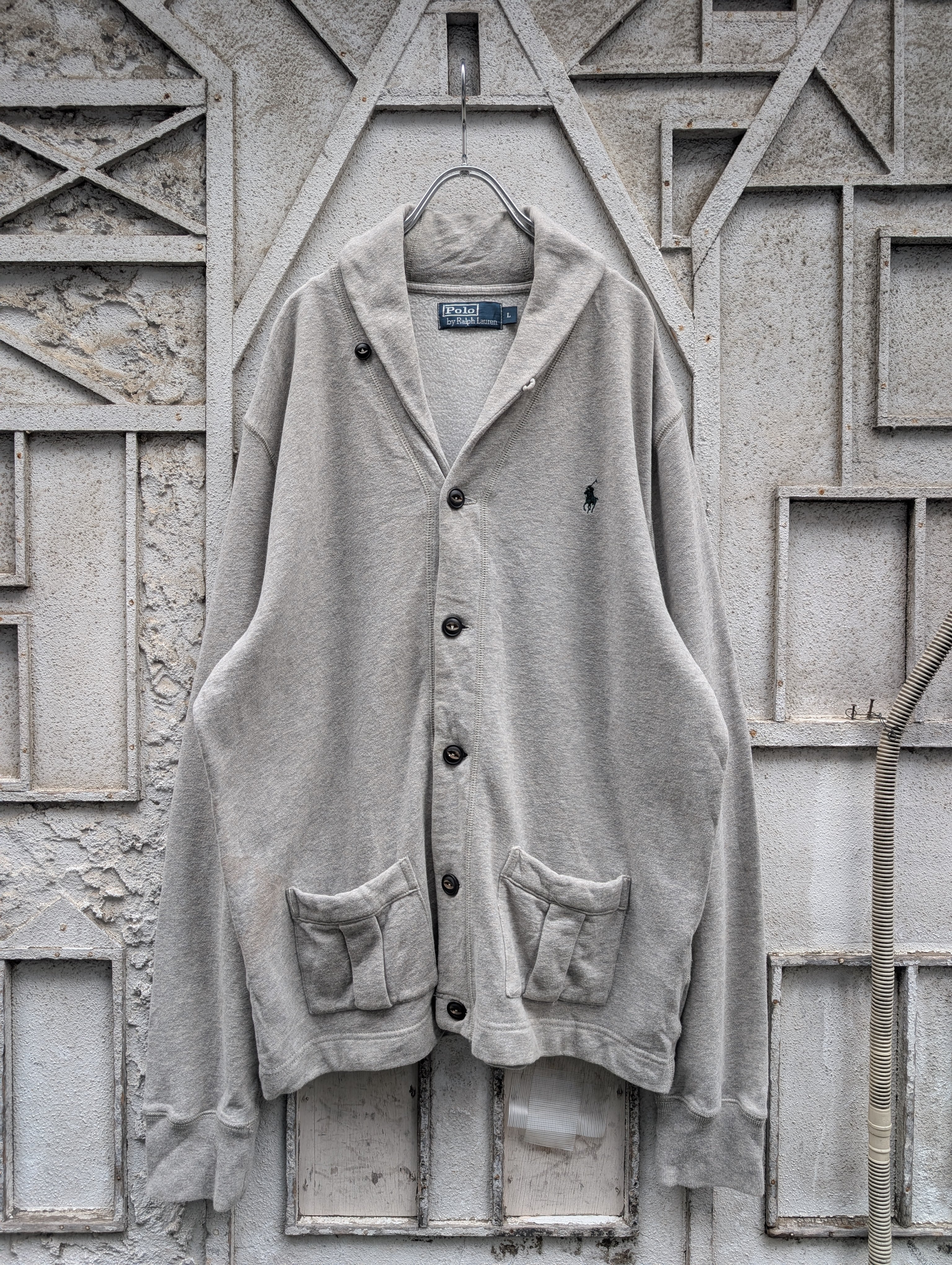 "RALPH LAUREN" shawl collar cardigan