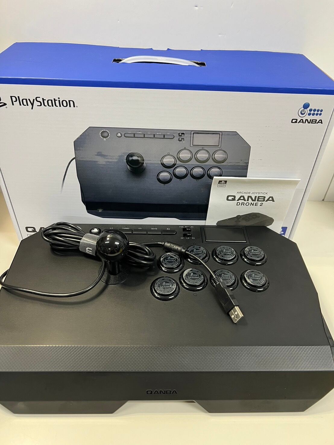 PS4・PS3】 QANBA N2-PS4-01 アケコン 動作品 QANBA ARCADE N2-PS4-01