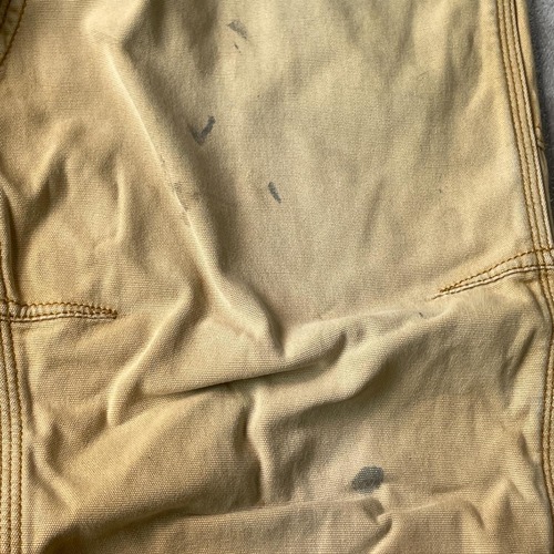 20s ニカラグア製 ブラウン ダブルニー Carhartt 36×34 詳細写真14