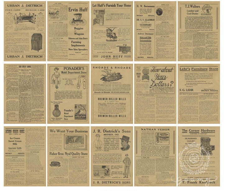 レトロ　パロディ系　デザインペーパー 両面デザインペーパー レトロチェリー 25枚セット A4 包装紙