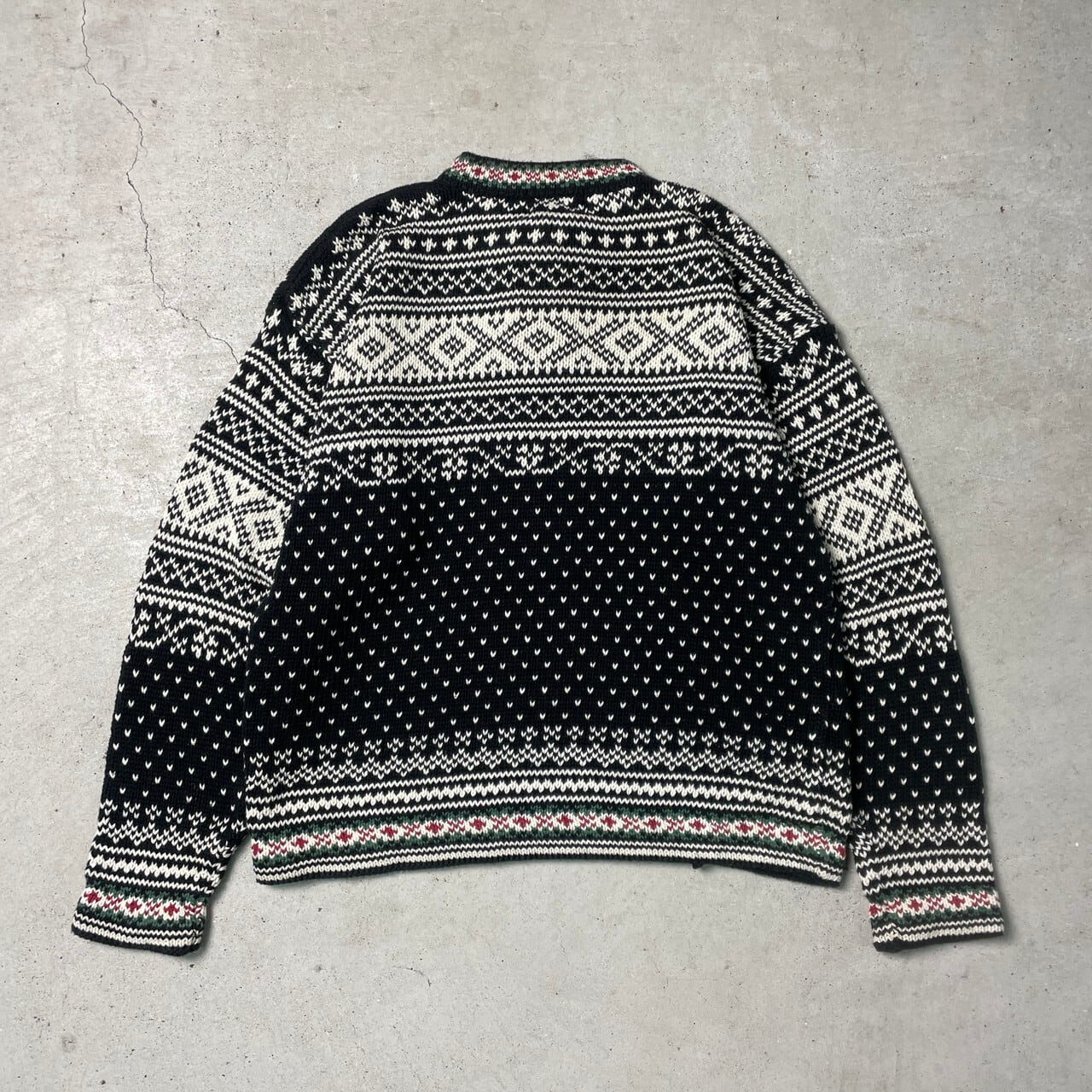 90年代 USA製 L.L.Bean エルエルビーン チロリアンニットセーター