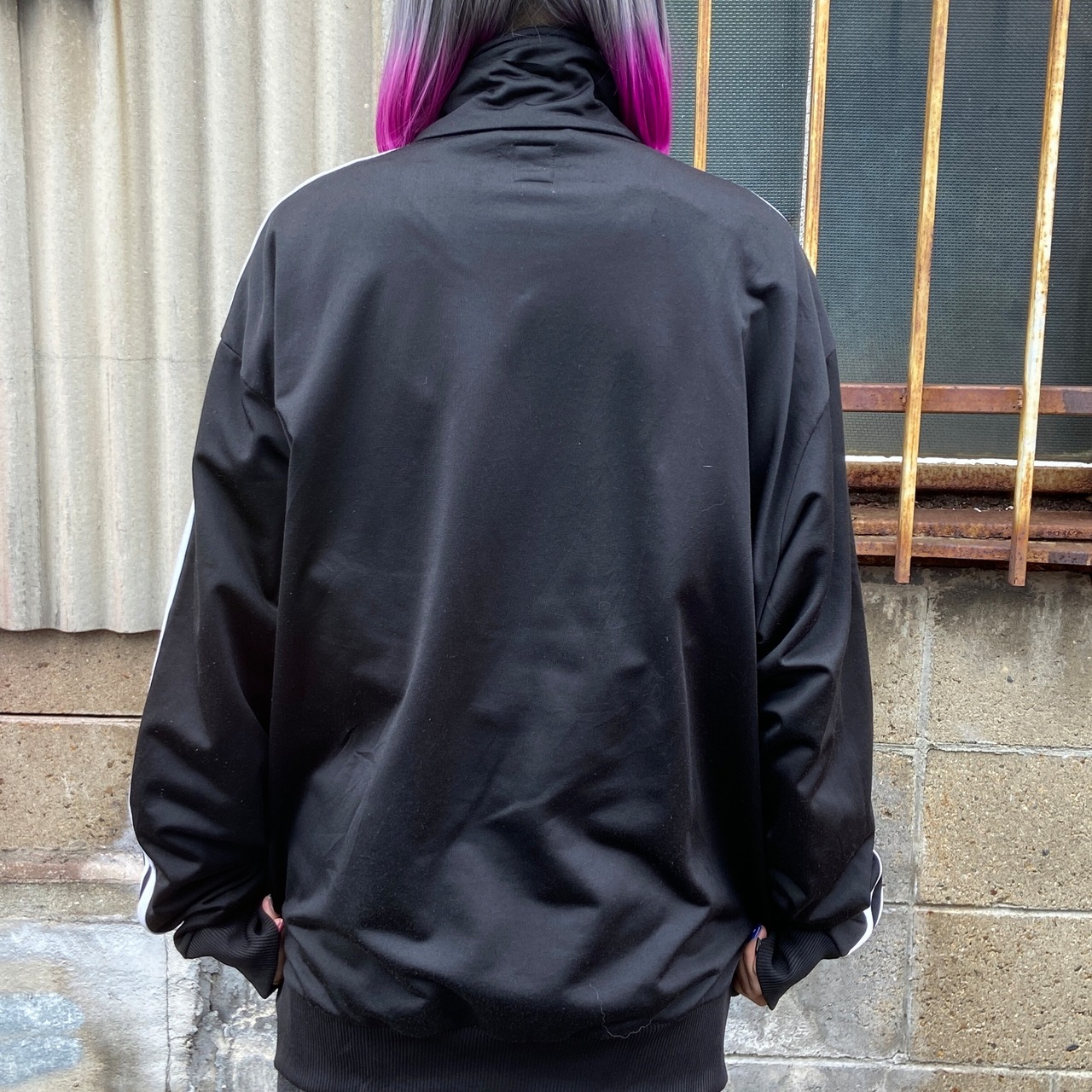 00年代 adidas アディダス トレフォイルロゴ刺? ジャージ トラック 