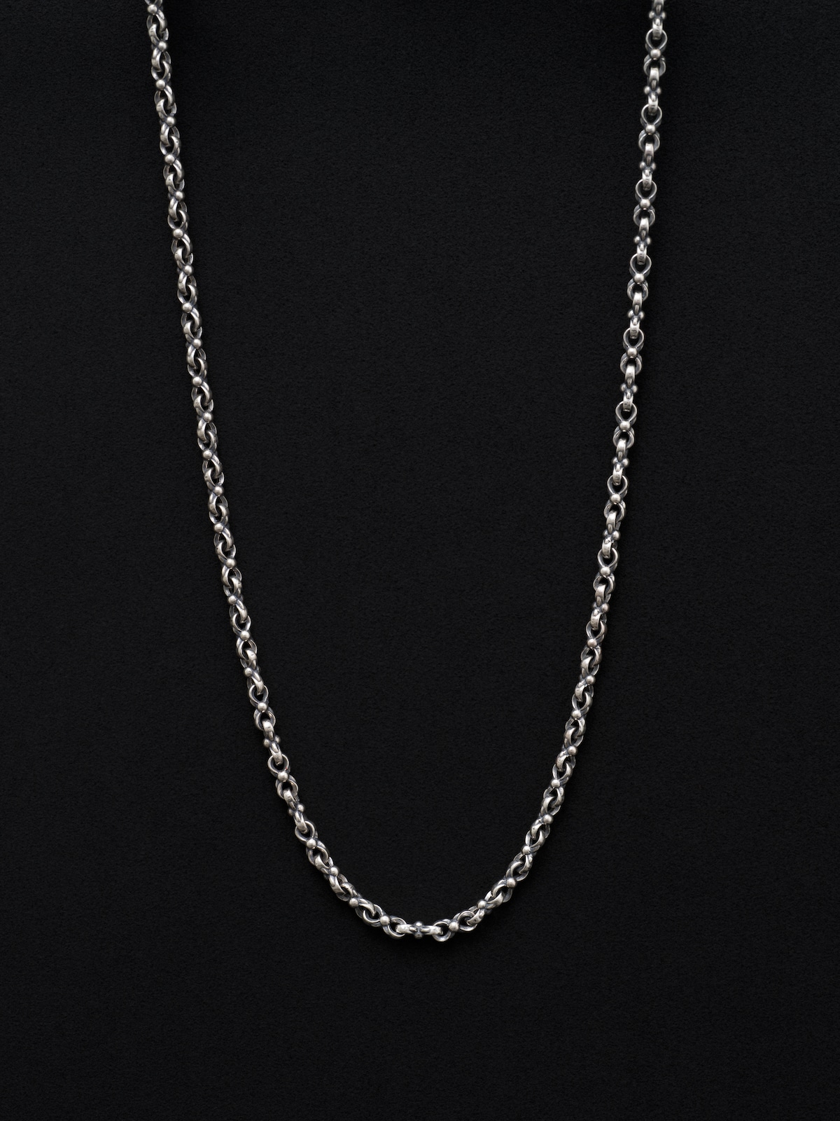 Heavy Chain Loop Handmade Heavy Double Loop Chain Necklace | Fabulous Sounds