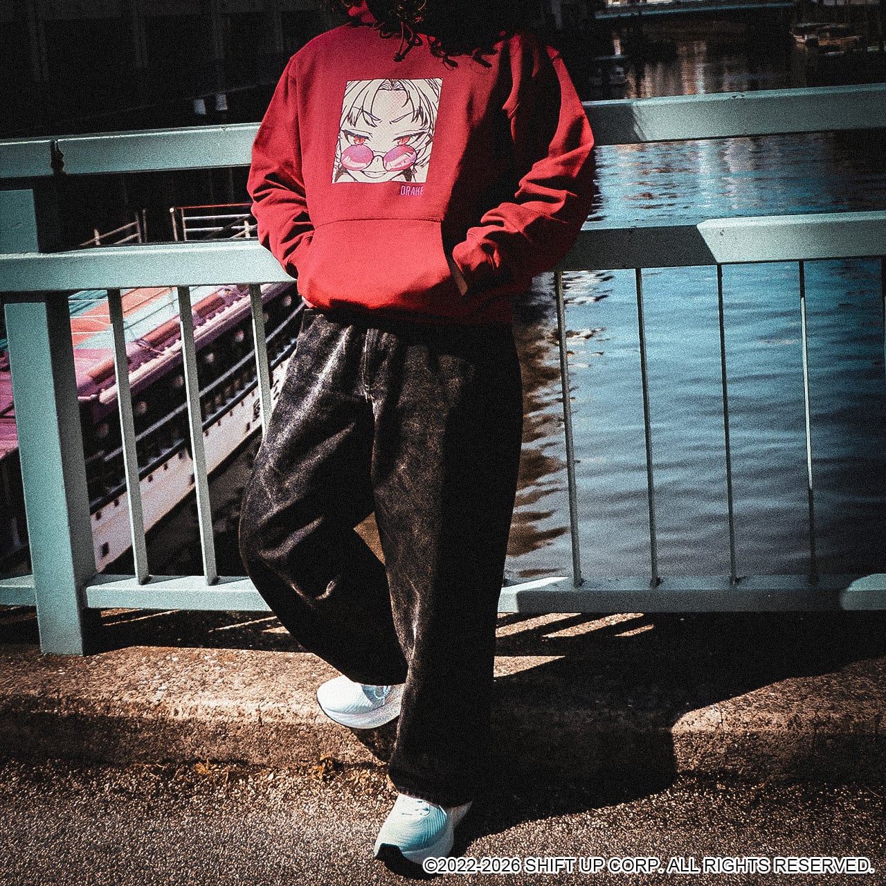 ストア限定】勝利の女神：NIKKE パーカー ドレイク（ボルドー）L/XL