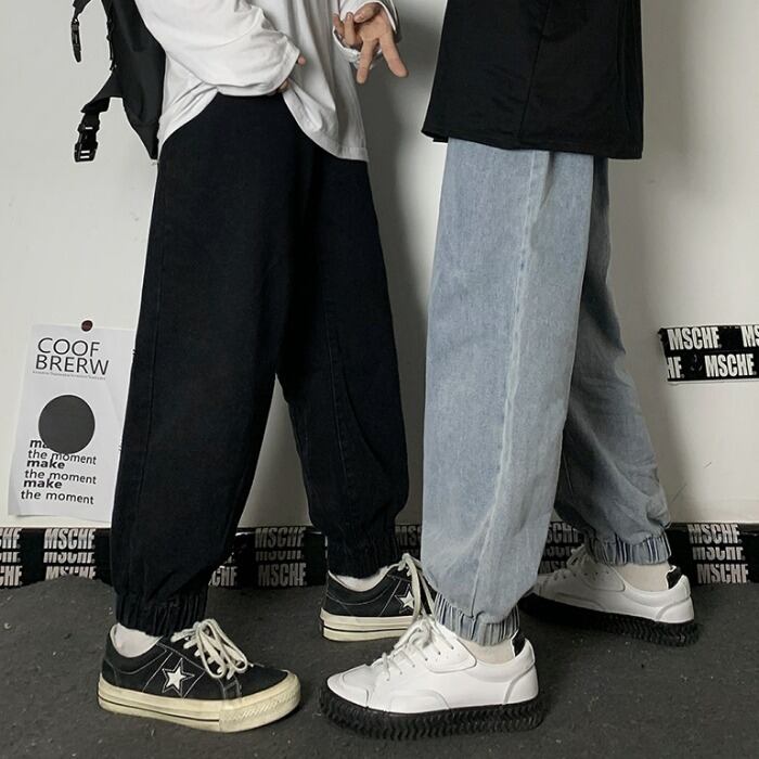 ジーンズ ハイウェストパンツ ルーズワイドレッグ ウィンター 冬物 ワイドパンツ ケッペル40846949243