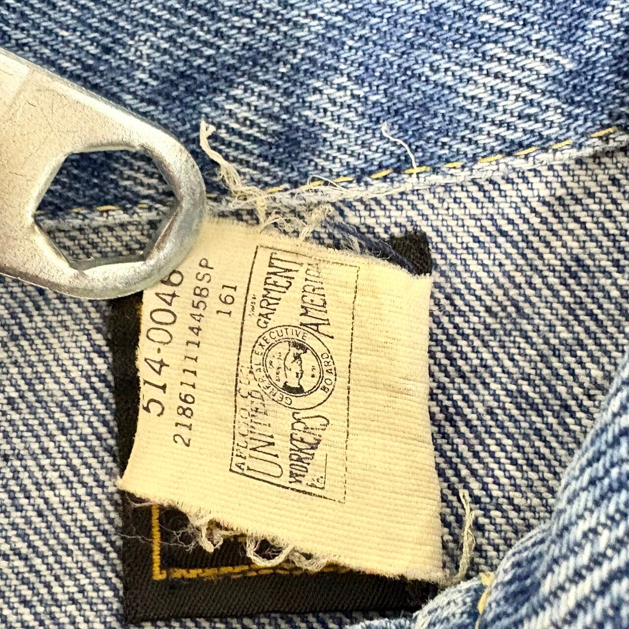 kids】70-80年代 USA製 リー Lee 101J デニムジャケット キッズ 7歳