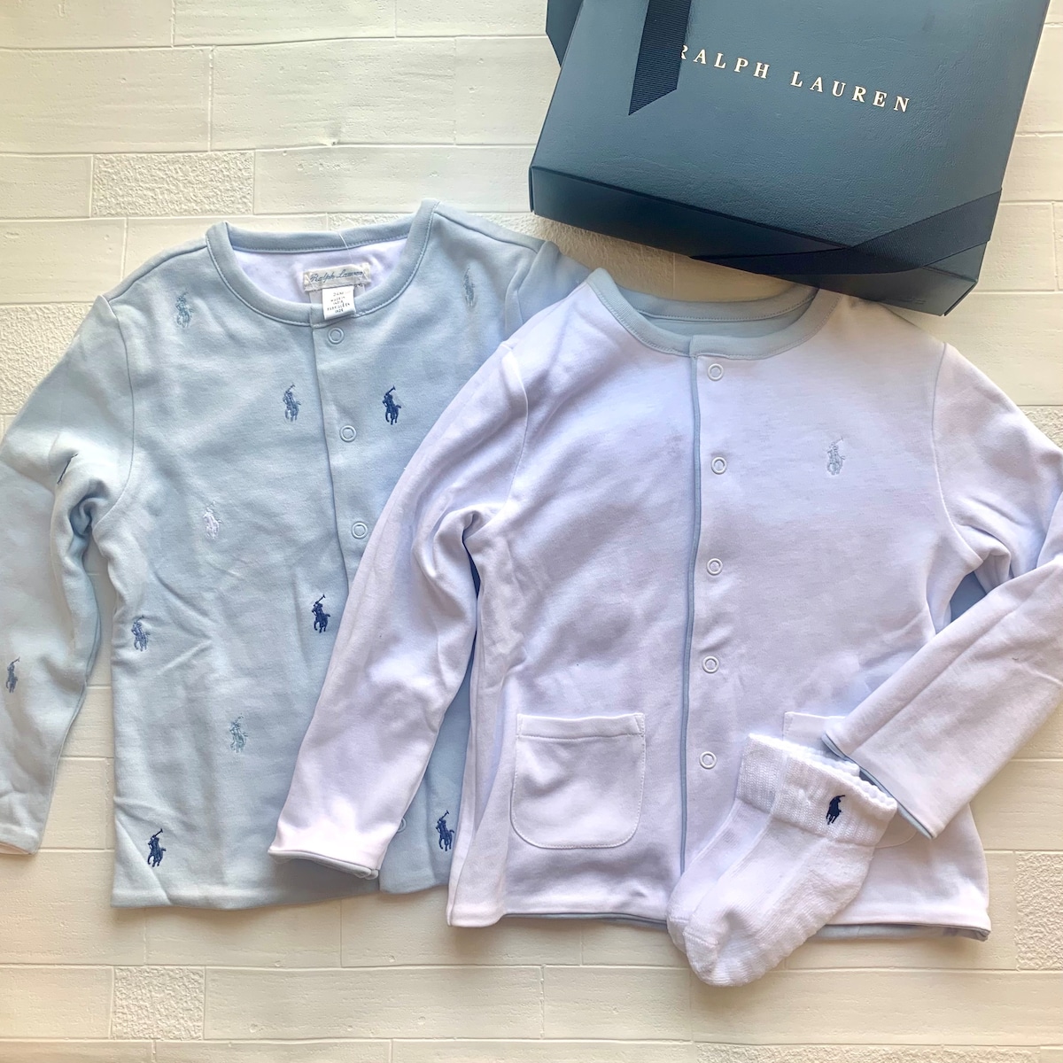 80/85/90cm 】ベビー（男の子）リバーシブルカーディガン POLO RALPH 