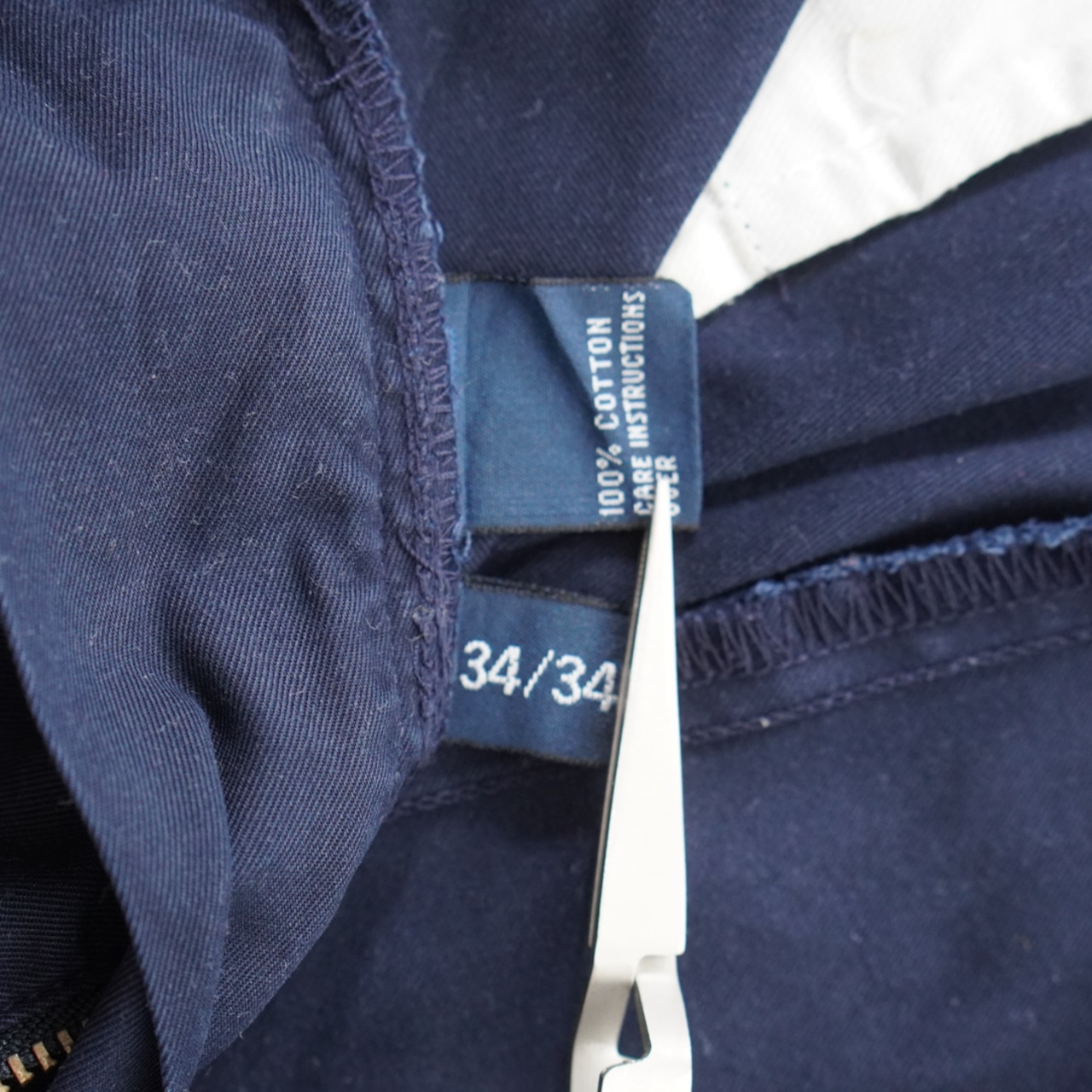 Polo by Ralph Lauren POLO CHINO HAMMOND "Lightweight Twill" navy [W33L26.5相当] 古着 - 11