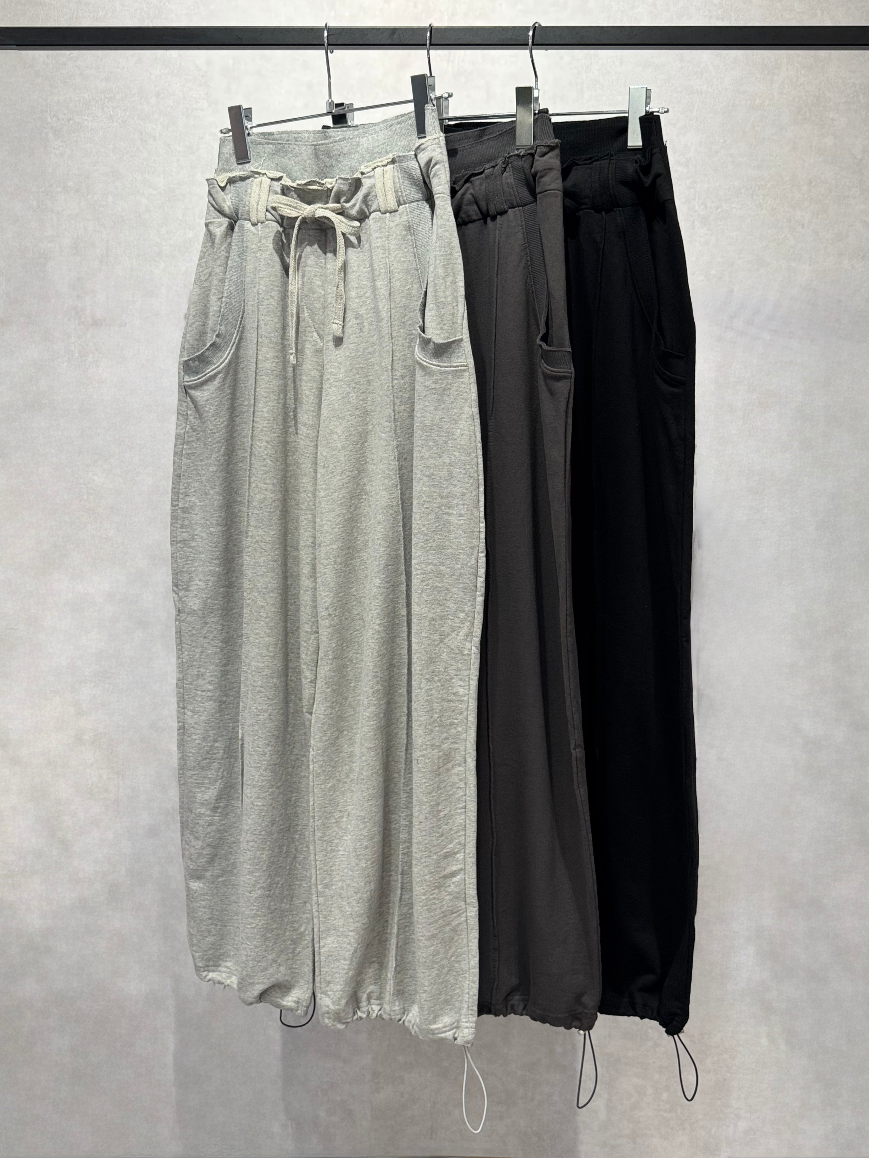 waist design jogger sweat pants
