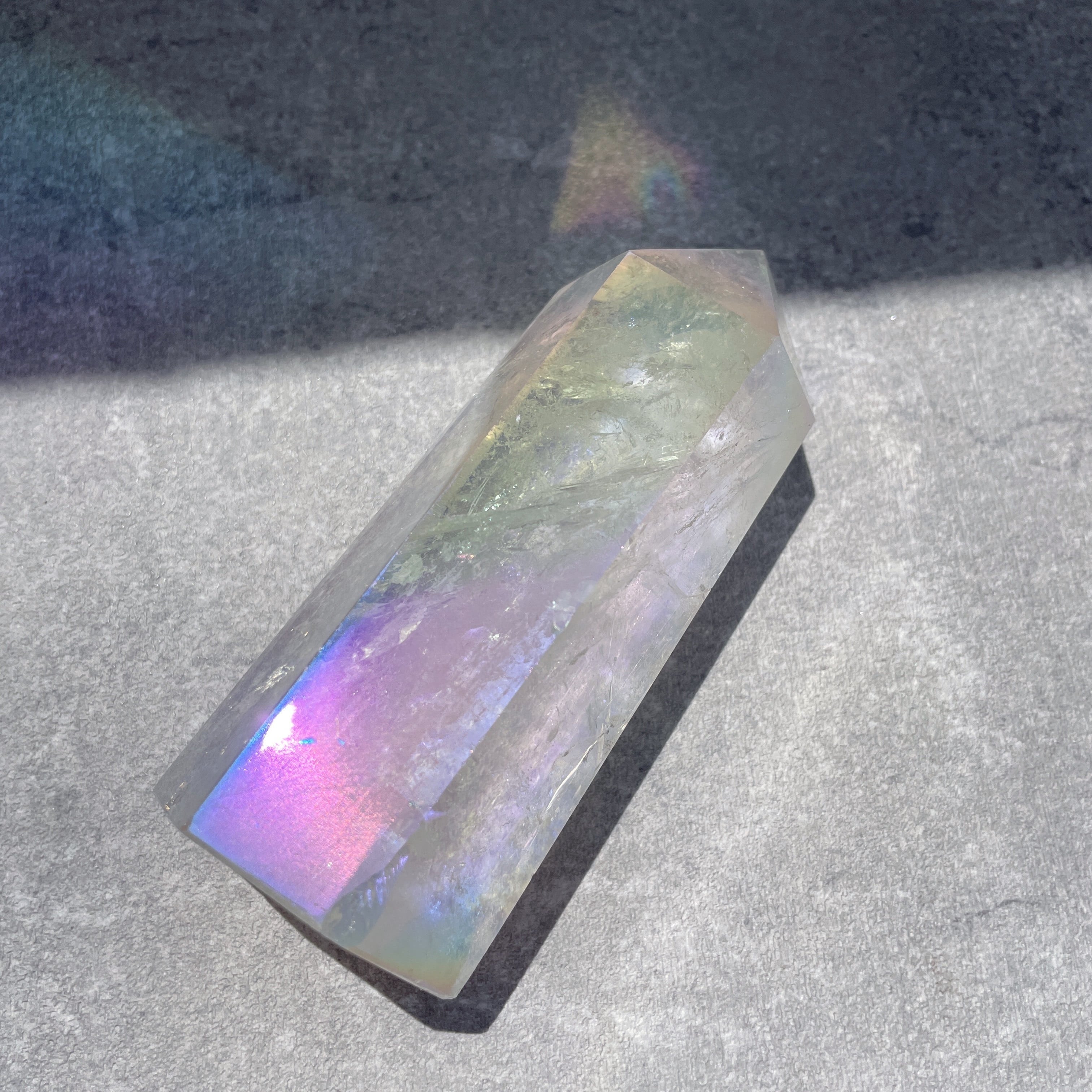 エンジェルオーラクォーツ タワー75✧Aura Quartz ✧天然石・鉱物
