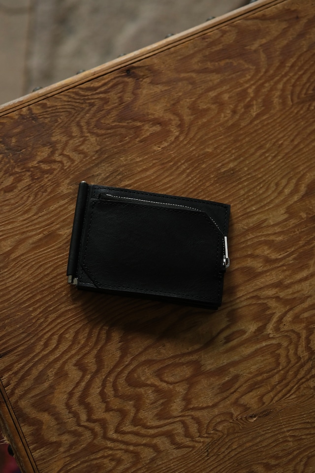 Utah/”NL" calros money clip/vegetable tanned leather wallet