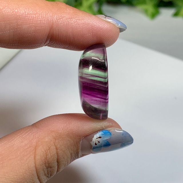 10.透明度高☆グラデーションフローライトルース・オーバル