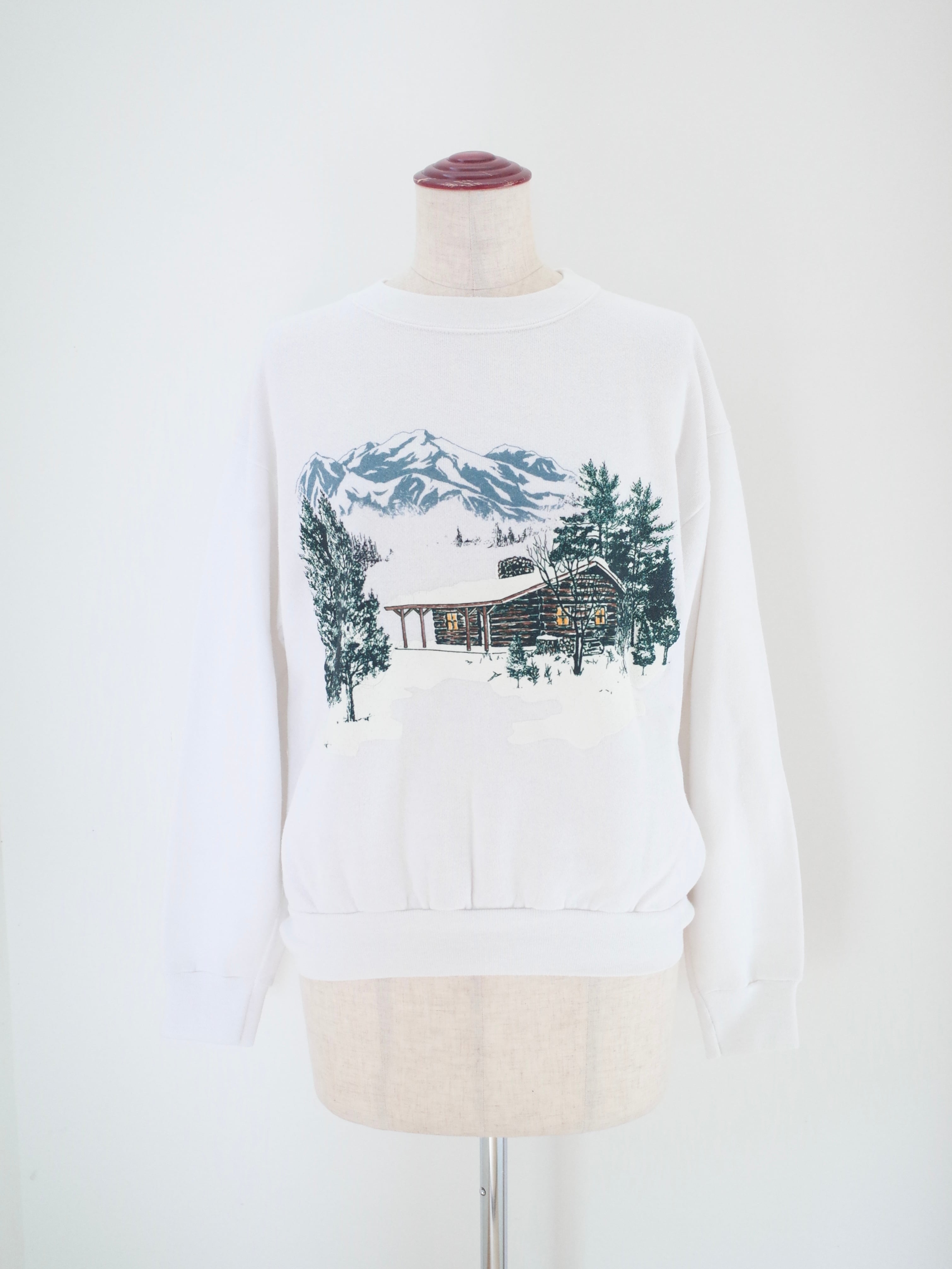 80-90s Snowy landscape sweat