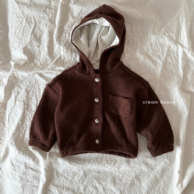 フードニットカーディガン 【creambbang】