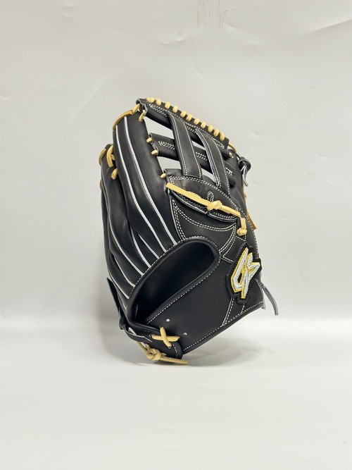 GSｰゴリラスポーツ　スタンダードシリーズ　硬式仕様グローブ　右投げ用　ヘラクレス型　ブラック×キャラメル 画像
