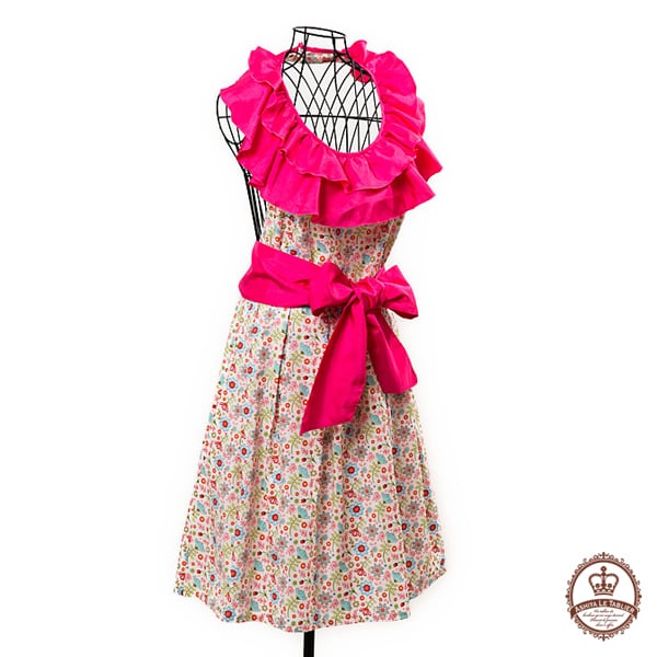 姫エプロン ダブルラウンドカラー芦屋ル・タブリエ | LE TABLIER