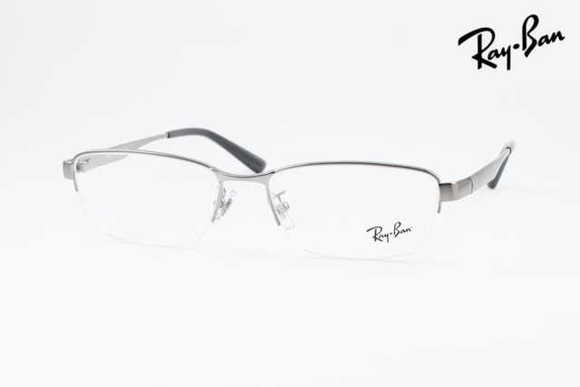 Ray-Ban メガネ RX6453D 2553 スクエア ナイロール ハーフリム RB6453D レイバン 正規品