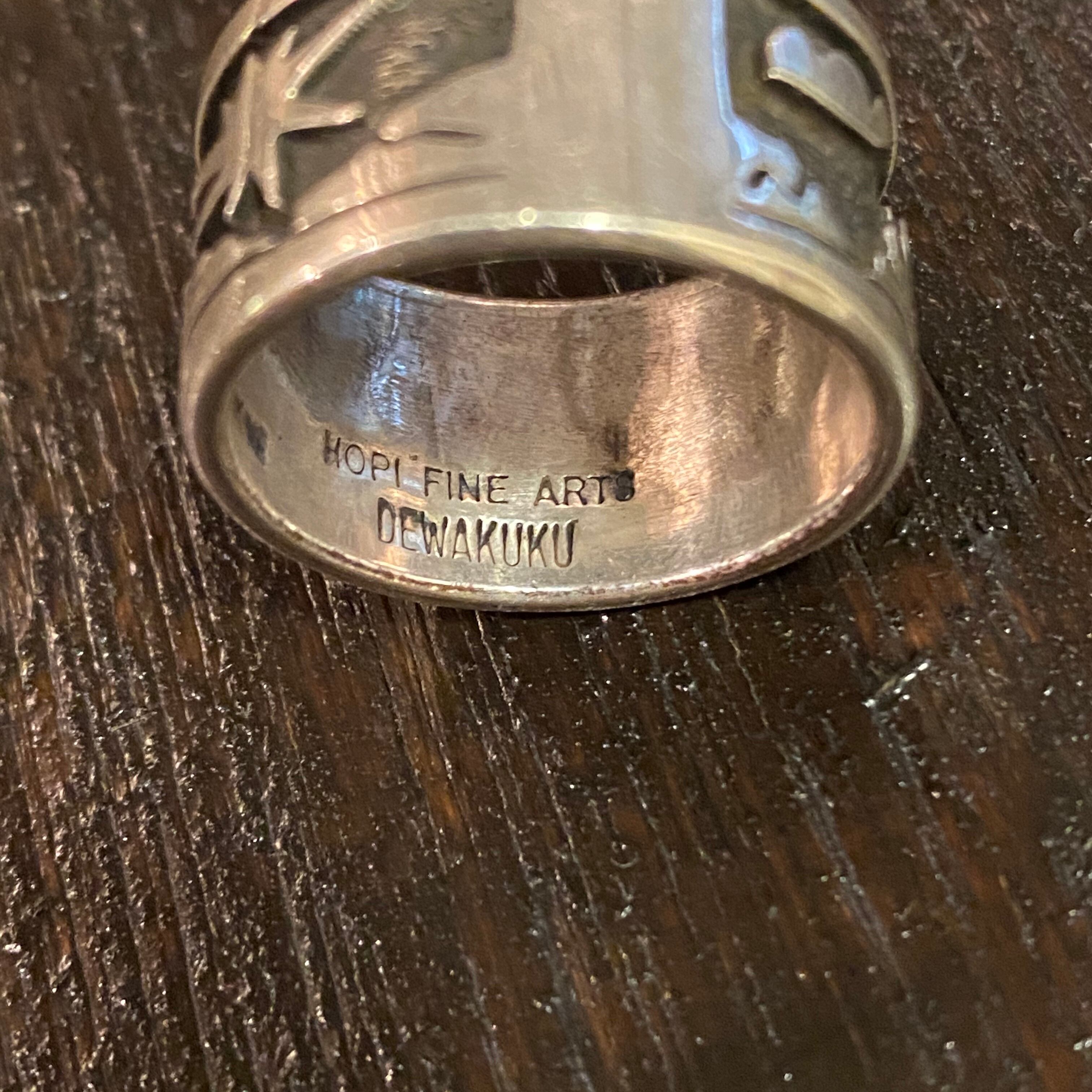 reginald dewakuku hopi overlay ring | NOIR ONLINE