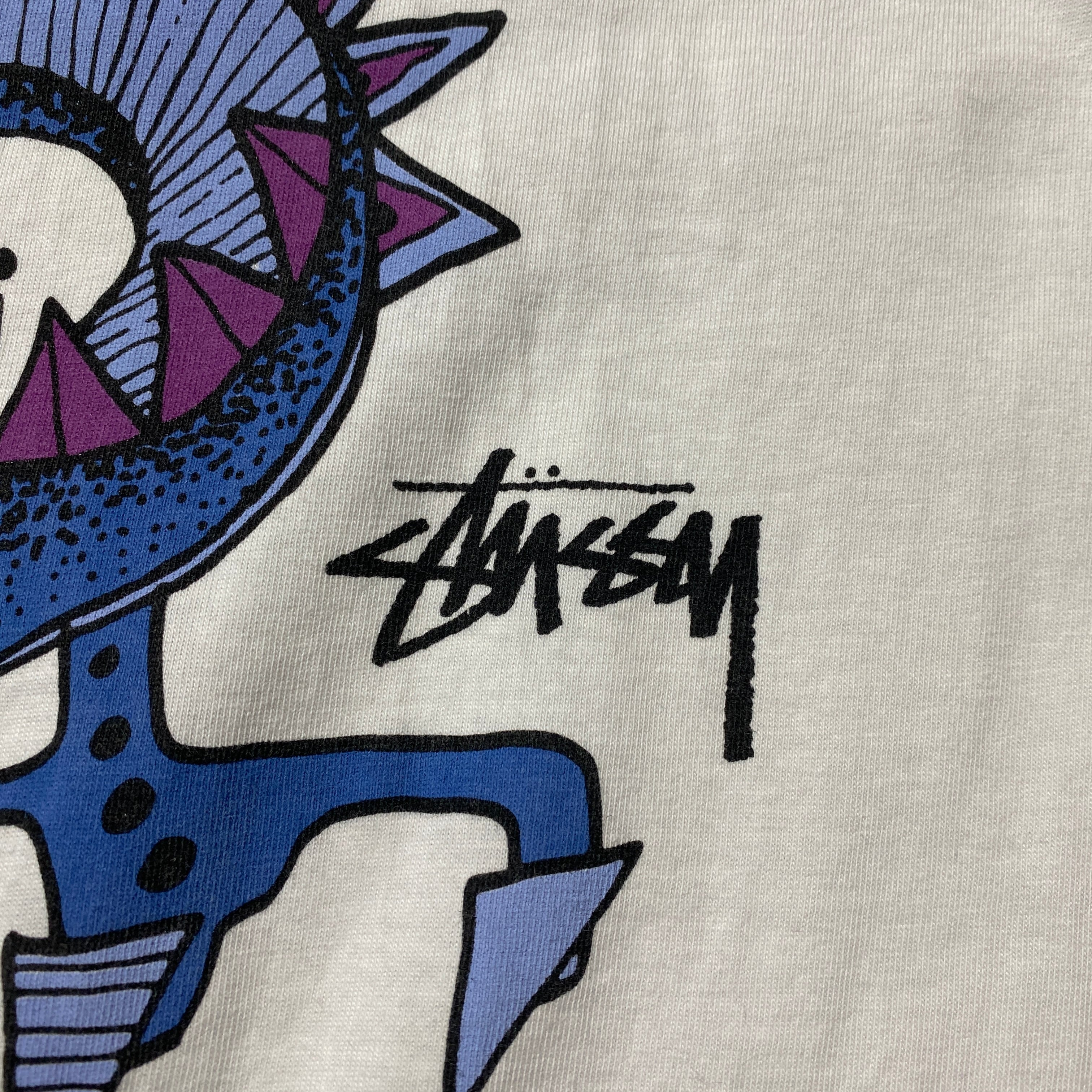 stussy ステューシー ドラゴン 龍 バックプリント アートデザイン