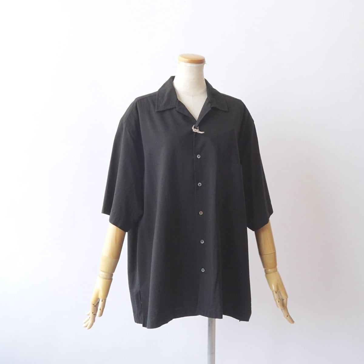 HERILL/ヘリル・Silk cotton nep Opencollar shirts | a flat shop