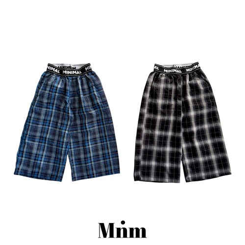 MINIMAL［取寄］band check pants 26summer