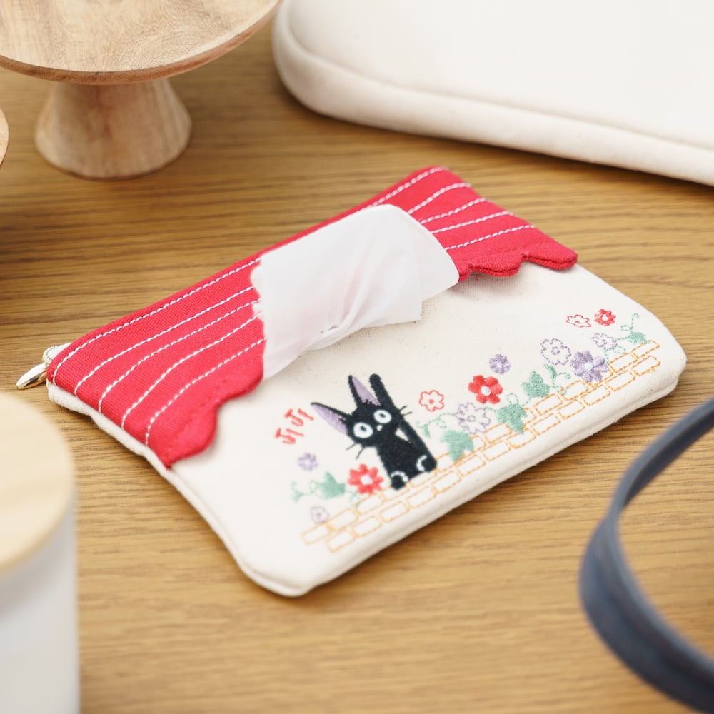 魔女の宅急便 ティッシュケース付きポーチ 屋根の下で(8662)