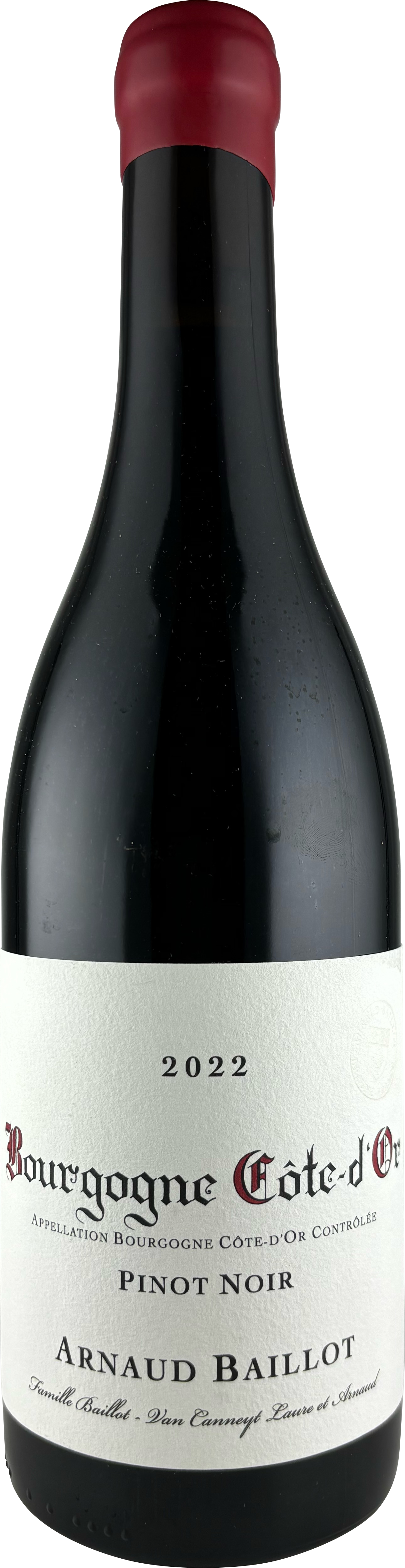 ブルゴーニュ コート・ドール ピノ・ノワール　23　アルノー・バイヨ　Bourgogne Cote d’Or Pinot Noir 23 Arnaud Baillot